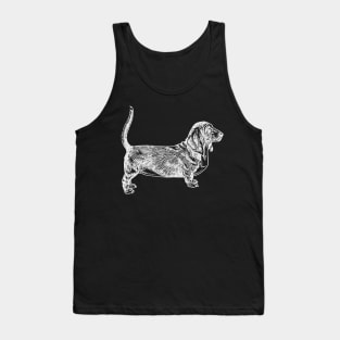 Basset Hound Pet Dog Tank Top